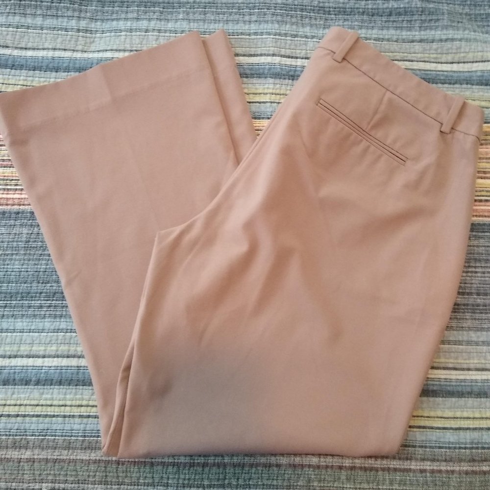 mauve cropped flare Gap trousers, size 12